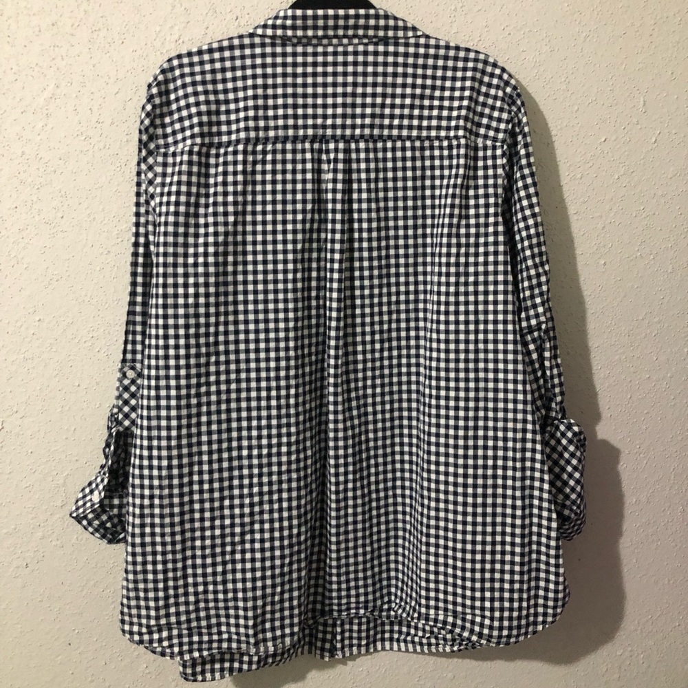 Talbots Gingham Button Down Shirt - image 3